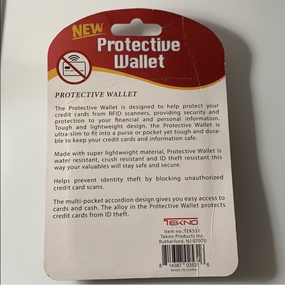 Protective Wallet - Blue - Picture 4 of 4